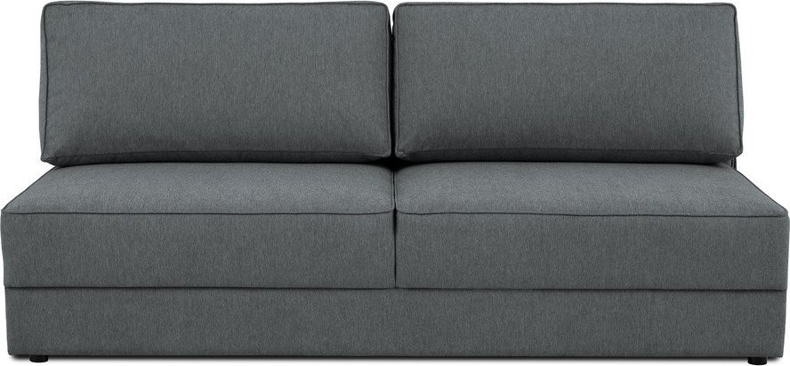 Tmavě šedá rozkládací/s úložným prostorem pohovka 202 cm Dora – Scandic Scandic