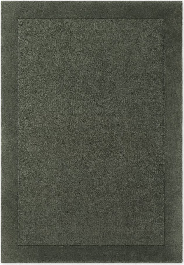 Tmavě zelený ručně tkaný koberec s příměsí vlny 80x150 cm Kari – Villeroy&Boch Villeroy & boch