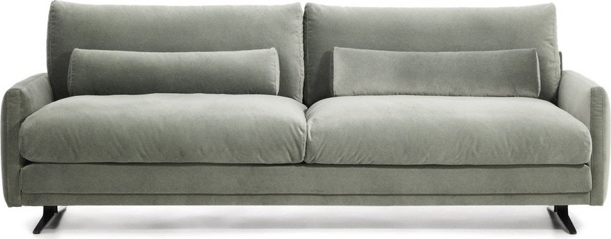 Zelená sametová pohovka 240 cm Veliro – Kave Home Kave Home