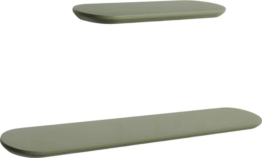 Zelené police v sadě 2 ks 55 cm Arely – Kave Home Kave Home