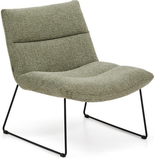 Zelené žinylkové křeslo Asen – Kave Home Kave Home