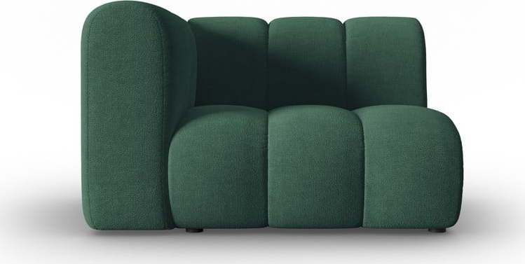 Zelený modul pohovky (levý roh) Lupine – Micadoni Home Micadoni