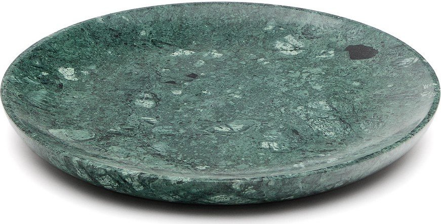 Zelený servírovací mramorový talíř ø 30 cm Ecin – Kave Home Kave Home