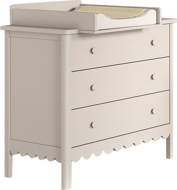 Béžová dětská komoda s přebalovacím pultem 89x90x55 cm Swingo – Vipack Vipack