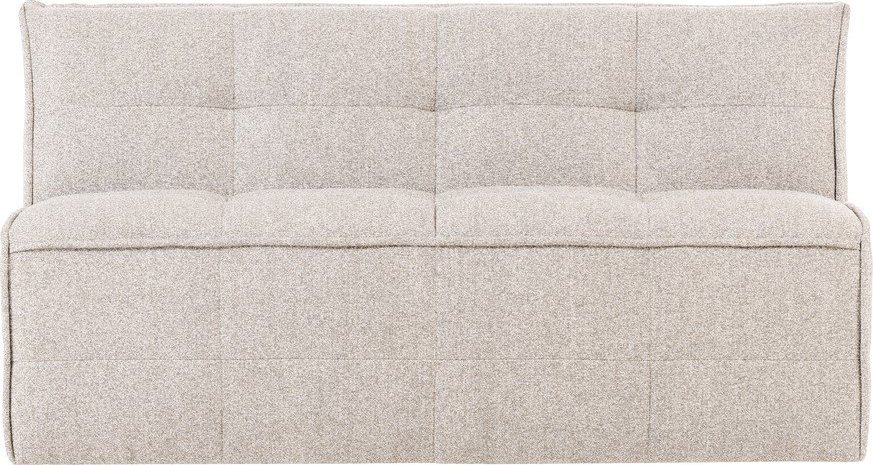 Béžová polstrovaná lavice z textilie bouclé Cluster – vtwonen vtwonen