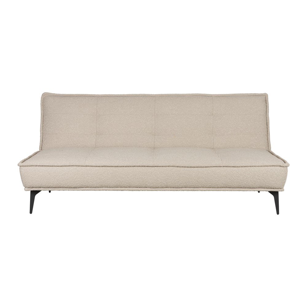 Béžová rozkládací pohovka z textilie bouclé 184 cm Cielke – White Label White Label
