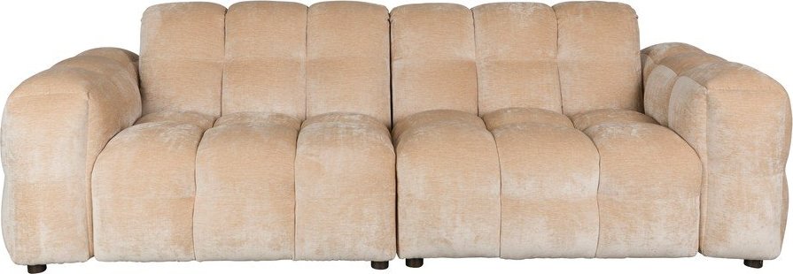 Béžová sametová modulární pohovka 264 cm Hackman – Dutchbone Dutchbone