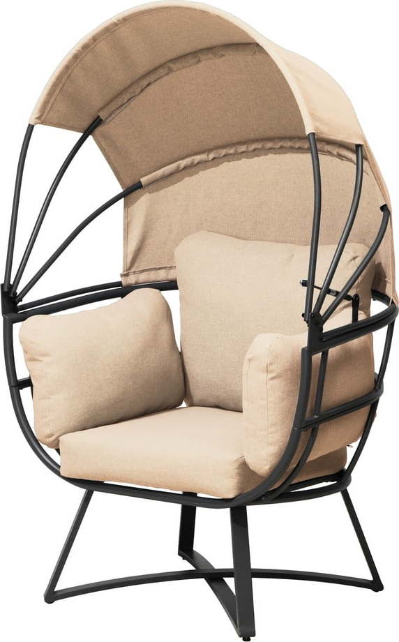 Béžové kovové zahradní křeslo Delos – Garden Pleasure Garden Pleasure