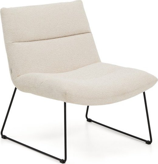 Béžové žinylkové křeslo Asen – Kave Home Kave Home