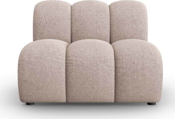 Béžový modul pohovky (středový díl) Lupine – Micadoni Home Micadoni