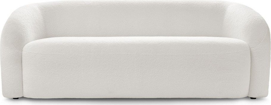 Bílá pohovka z textilie bouclé 193 cm Elina – Bobochic Paris Bobochic Paris