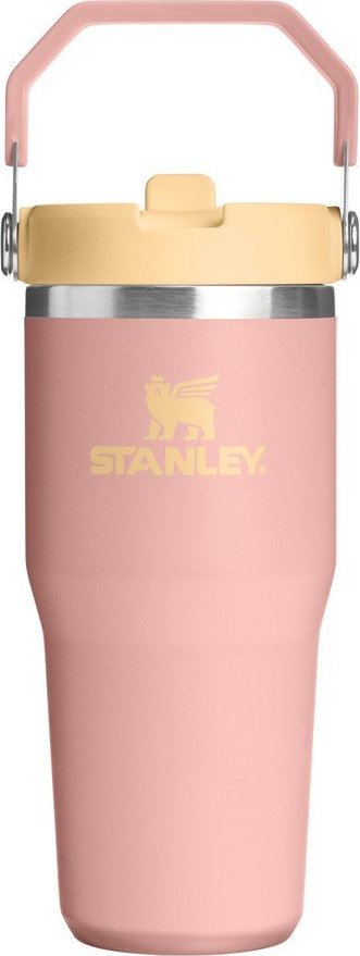 Broskvová termoska z nerezové oceli 410 ml IceFlow™ Flip Straw 2.0 Tumbler Peach Rose – Stanley Stanley