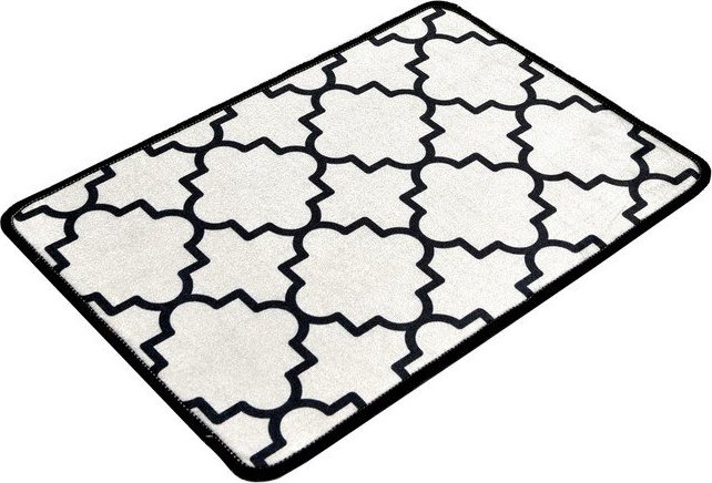 Černá/béžová koupelnová předložka 40x60 cm Kupa – Foutastic Foutastic