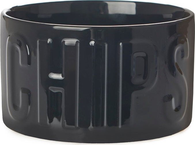 Černá keramická servírovací miska 1 l Chips – Balvi Balvi