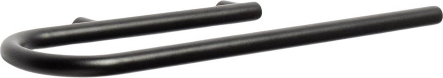 Černý nástěnný držák na ručníky z nerezové oceli Arely – Kave Home Kave Home