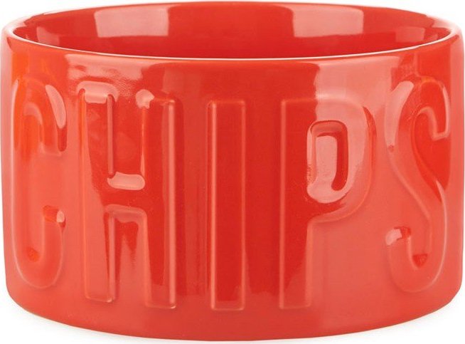 Červená keramická servírovací miska 1 l Chips – Balvi Balvi