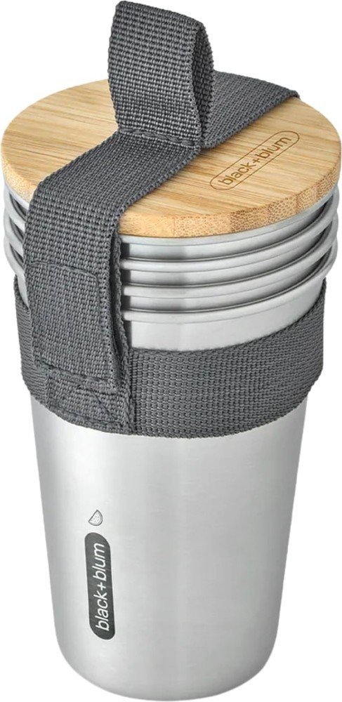 Cestovní hrnek z nerezové oceli ve stříbrné barvě 500 ml – Black + Blum Black + Blum