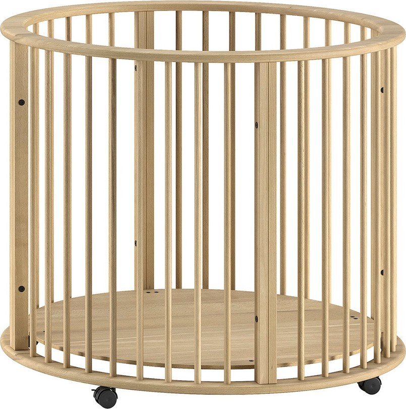 Dětská ohrádka z bukového dřeva 90x90 cm v přírodní barvě Dino – Vipack Vipack