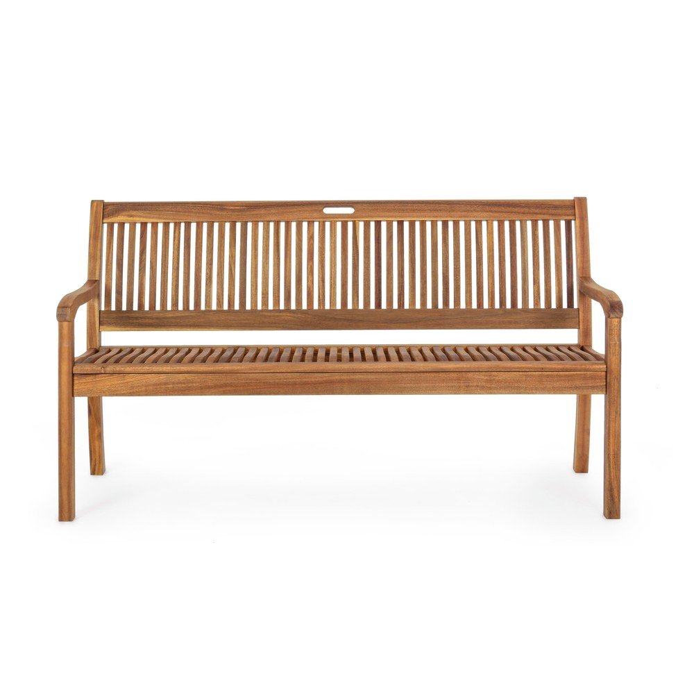 Dřevěná zahradní lavice v přírodní barvě Noemi – Bizzotto Bizzotto