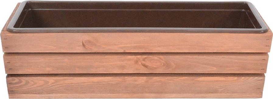 Dřevěný truhlík 51 cm Modern – Rojaplast Rojaplast