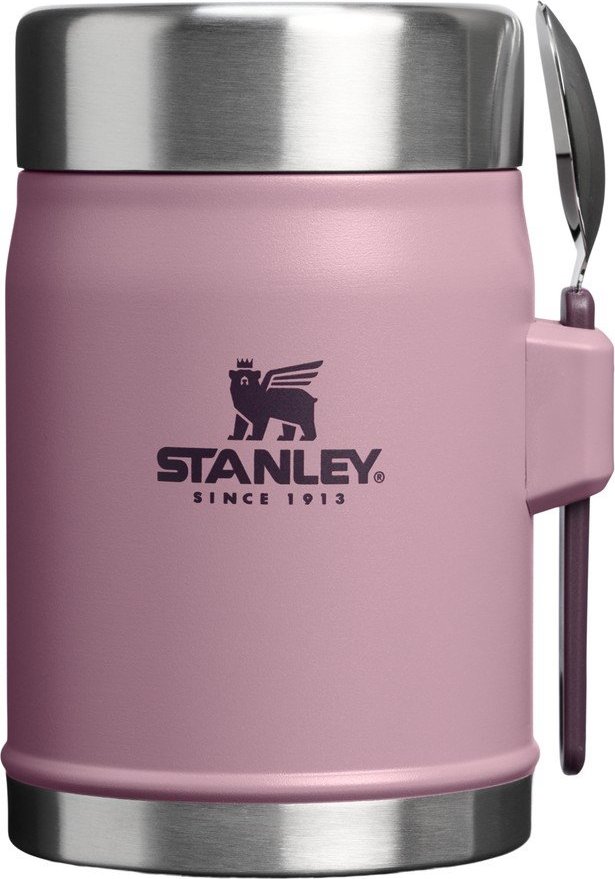 Fialová termoska na jídlo z nerezové oceli 400 ml Legendary Food Jar + Spork Purple Smoke – Stanley Stanley
