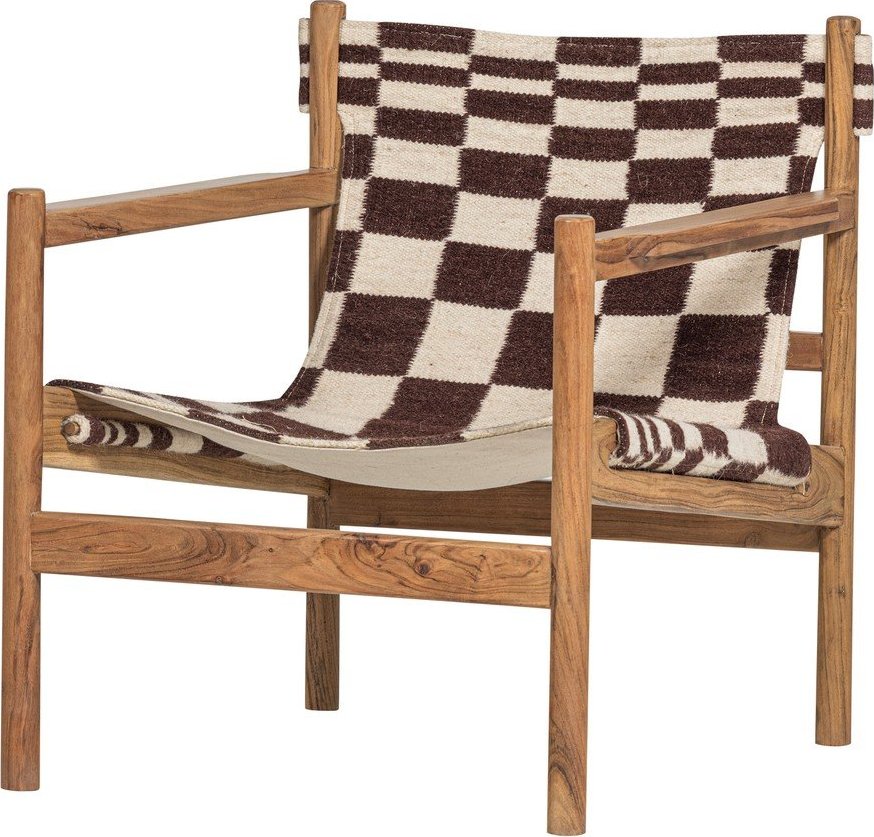 Hnědé dřevěné křeslo Zano – WOOOD WOOOD