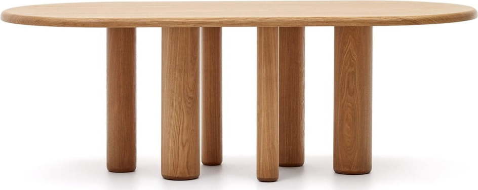 Jídelní stůl v dekoru jasanu 105x220 cm Mailen - II. jakost – Kave Home Kave Home