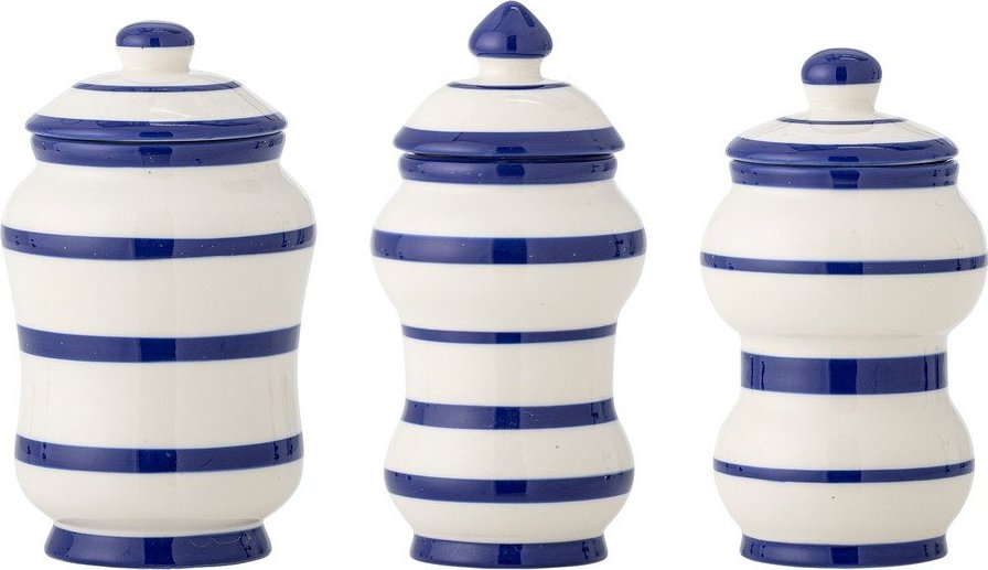 Keramické dózy v sadě 3 ks na potraviny Maynard – Bloomingville Bloomingville