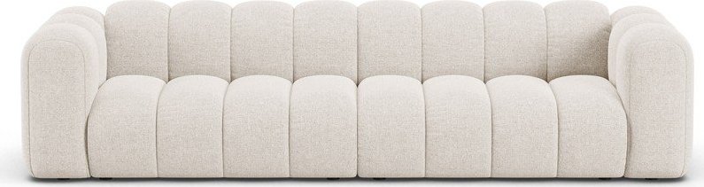 Krémová žinylková pohovka 290 cm Lupine – Micadoni Micadoni