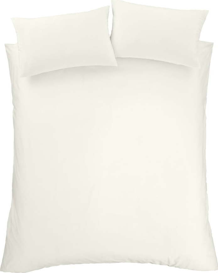 Krémové povlečení na jednolůžko z egyptské bavlny 135x200 cm – Bianca Bianca