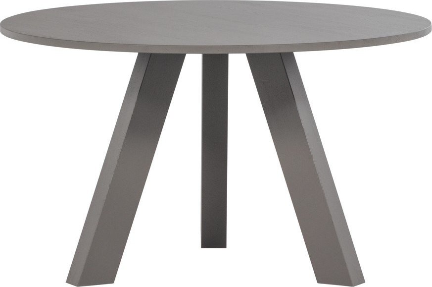 Kulatý jídelní stůl z dubového dřeva ø 129 cm Rhonda – WOOOD WOOOD