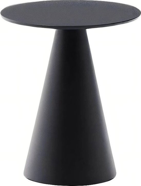 Kulatý odkládací stolek se skleněnou deskou ø 35 cm Wilshire – Kave Home Kave Home