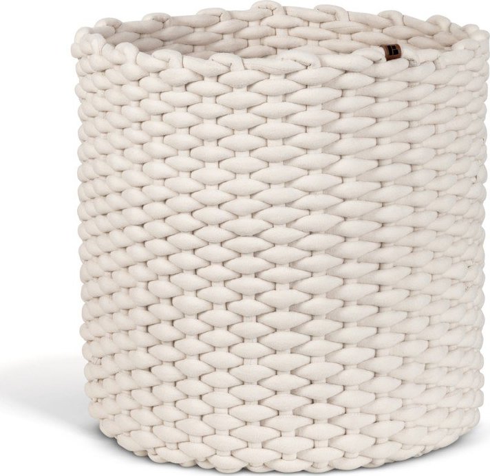 Látkový košík ø 40x40 cm Peach Skin Round XL – Bigso Bigso