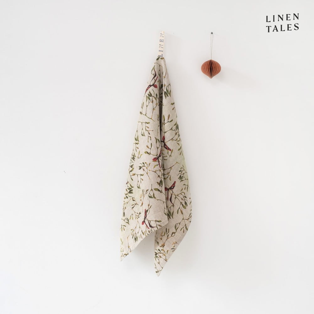 Lněná utěrka s vánočním motivem 45x65 cm – Linen Tales Linen Tales