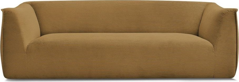 Manšestrová pohovka v hořčicové barvě 242 cm Giorgia – Bobochic Paris Bobochic Paris