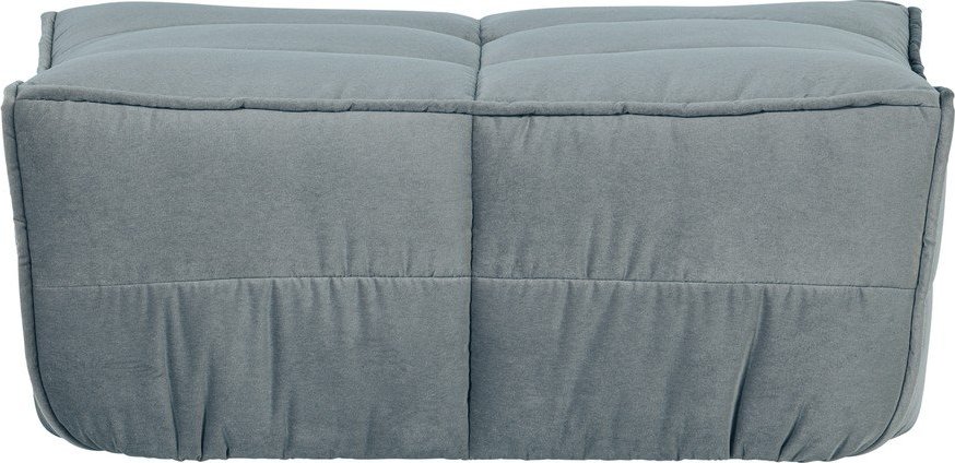 Modrá čalouněná sametová podnožka Cluster – vtwonen vtwonen