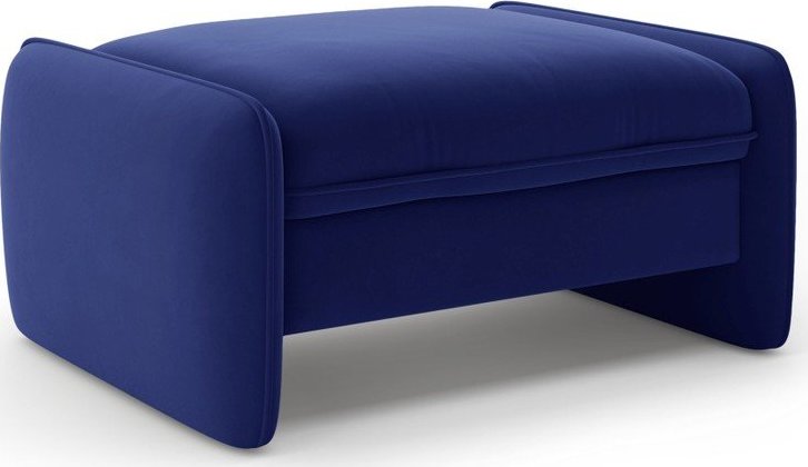 Modrá sametová podnožka Georgia – Micadoni Micadoni