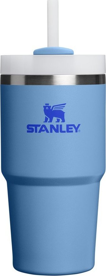 Modrá termoska s brčkem z nerezové oceli 600 ml Quencher H2.O FlowState™ Tumbler Blue Sky – Stanley Stanley