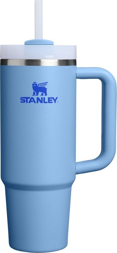 Modrá termoska s brčkem z nerezové oceli 890 ml Quencher H2.O FlowState™ Tumbler Blue Sky – Stanley Stanley