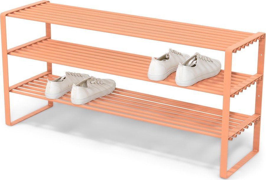 Ocelový botník v lososové barvě 100x48