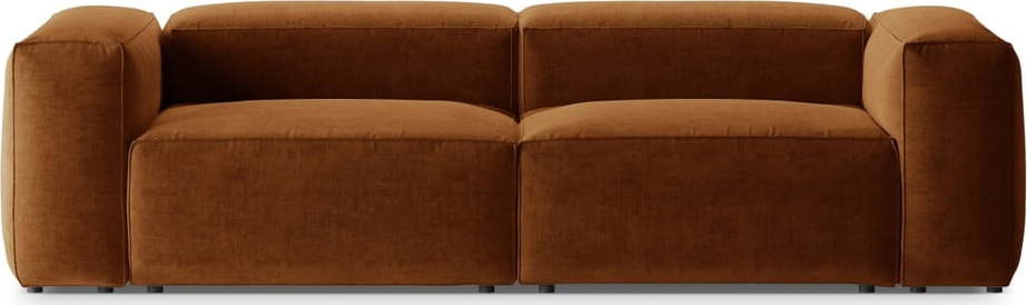 Pohovka v cihlové barvě 264 cm Bergamo – Cosmopolitan Design Cosmopolitan design