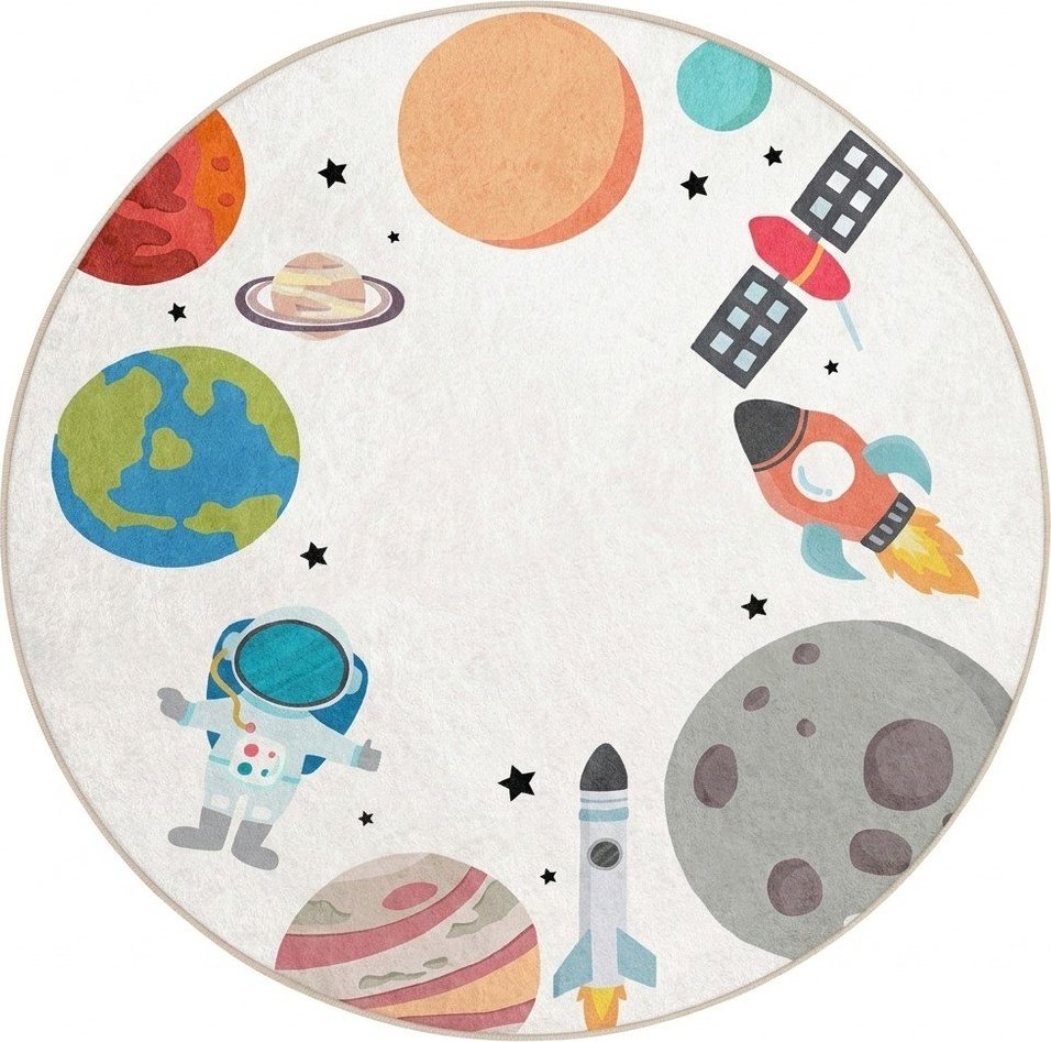 Pratelný dětský hrací koberec ø100 cm Space Trip – Mila Home Mila Home