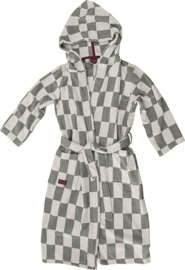 Šalvějově zelený bavlněný župan velikost L/XL Retro – Mette Ditmer Denmark Mette Ditmer Denmark