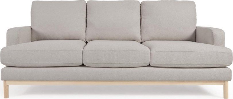 Šedá pohovka z textilie bouclé 203 cm Mihaela – Kave Home Kave Home