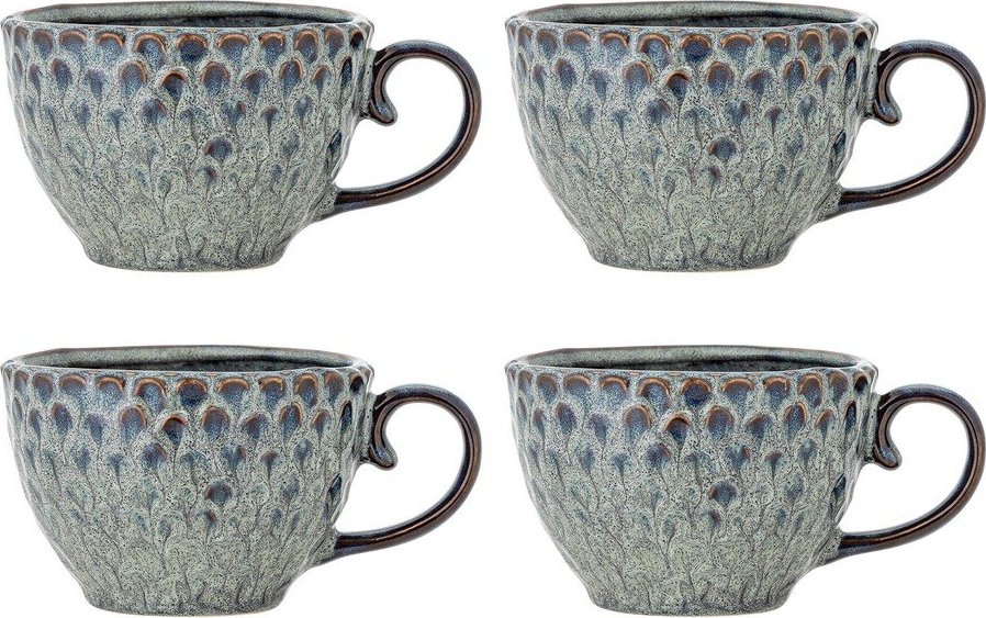 Šedé keramické šálky v sadě 4 ks 365 ml Katrina – Bloomingville Bloomingville