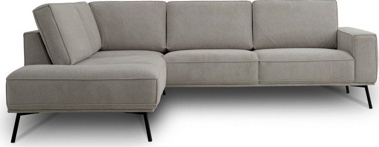Šedobéžová žinylková rohová pohovka (levý roh/do L) Amsterdam – Scandic Scandic