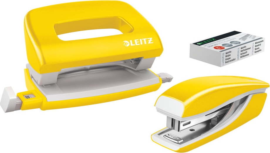 Sešívačka s děrovačkou v sadě WOW – Leitz Leitz