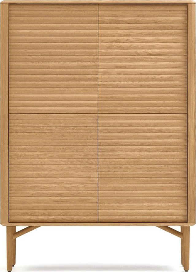 Skříňka v dekoru dubu v přírodní barvě 104