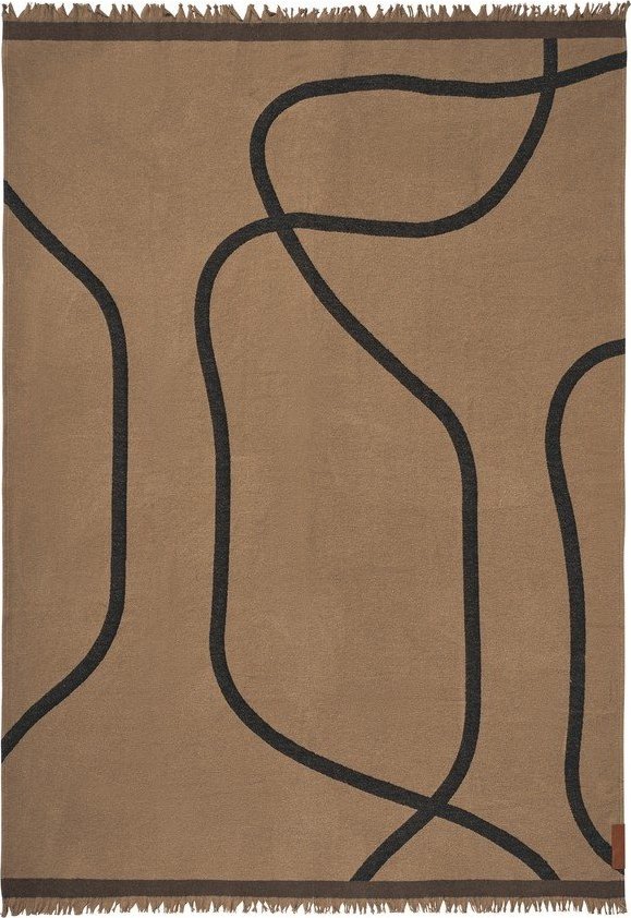 Světle hnědá deka 130x175 cm Shadow – Mette Ditmer Denmark Mette Ditmer Denmark