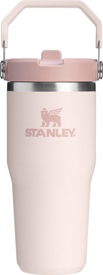 Světle růžová termoska z nerezové oceli 410 ml IceFlow™ Flip Straw 2.0 Tumbler Rose Quartz – Stanley Stanley